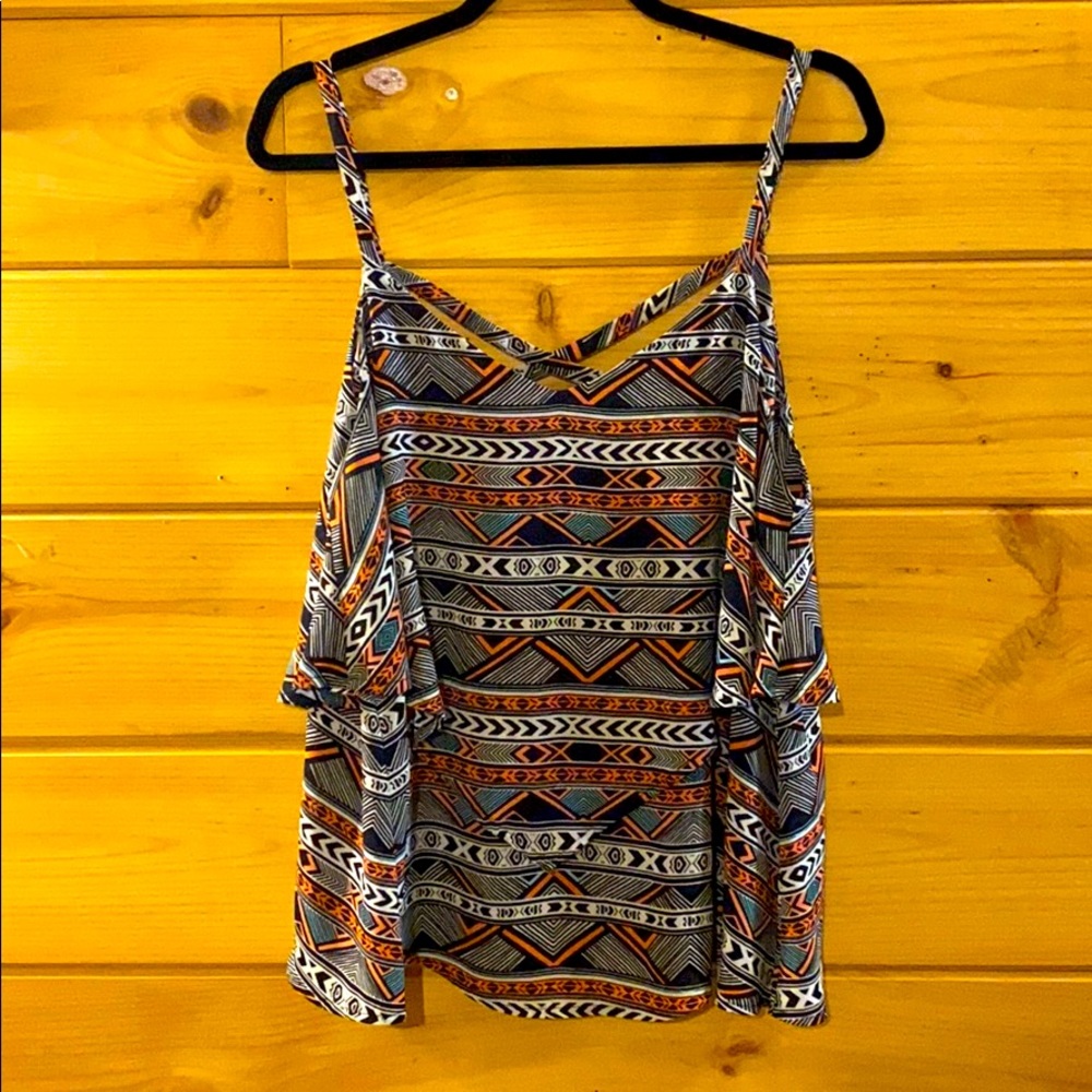 Torrid Aztec Print Tank Top, Plus Size 00